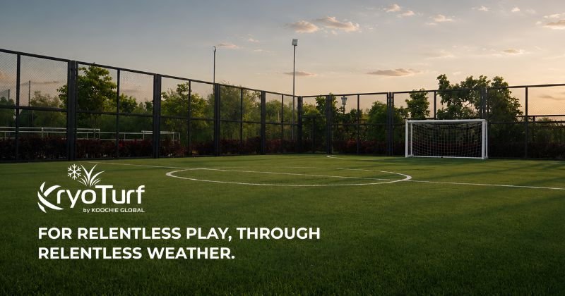Conventional Artificial Turf Reaches72°C in Indian Summers.KryoTurf™ Changes That